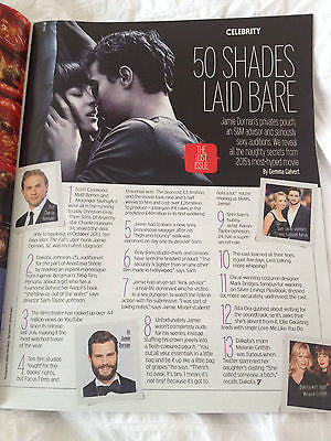 Fifty Shades of Grey Jamie Dornan Dakota Johnson Secrets Fabulous Magazine 2015