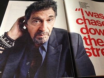 Al Pacino Michael Fassbender Macbeth UK One Day Magazine July 2015 NEW