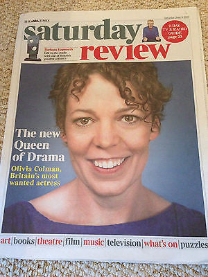 BROADCHURCH OLIVIA COLMAN PHOTO COVER INTERVIEW TIMES REVIEW JUNE 2015