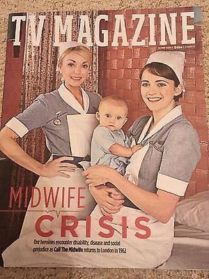 UK TV Magazine January 2017 Call The Midwife Helen George Charlotte Ritchie