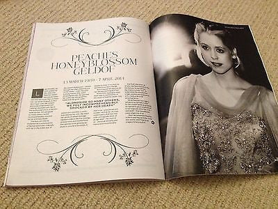 Tribute Special PEACHES GELDOF PHOTO APRIL 2014 UK STYLIST MAGAZINE