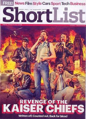 Shortlist Magazine February 2017 Ricky Wilson Kaiser Chiefs Matt Damon Sam Riley