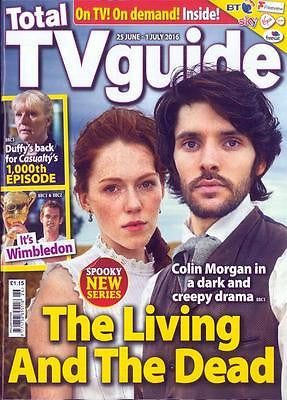 COLIN MORGAN - THE LIVING AND THE DEAD - Total TV Guide UK magazine June 2016