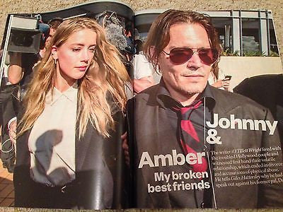 Johnny Depp & Amber Heard by iO Tillett Wright - UK Sunday Times Magazine 9/2016