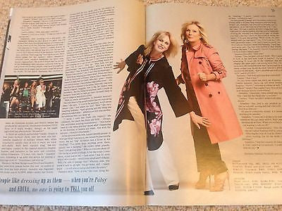 Joanna Lumley & Jennifer Saunders The Ab Fab Movie UK Style Magazine June 2016