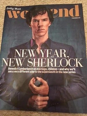 UK Weekend Magazine 31 Dec 2016 SHERLOCK Benedict Cumberbatch interview