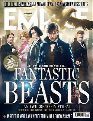 Empire Magazine December 2016 FANTASTIC BEASTS Colin Farrell Eddie Redmayne