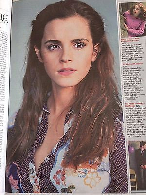(UK) TIMES SATURDAY REVIEW Harry Potter EMMA WATSON PHOTO COVER INTERVIEW