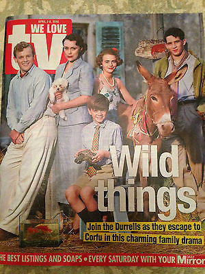 WE LOVE TV Magazine 04/2016 KEELEY HAWES The Durrells Michael Ball Tilly Keeper