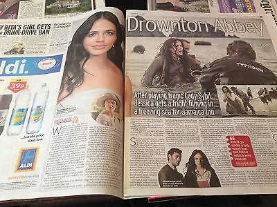 JESSICA FINDLAY BROWN interview DOWNTON ABBEY UK 1 DAY ISSUE 2014