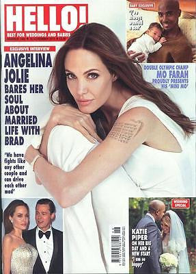 (UK) HELLO Magazine November 2015 1405 ANGELINA JOLIE PHOTO COVER INTERVIEW