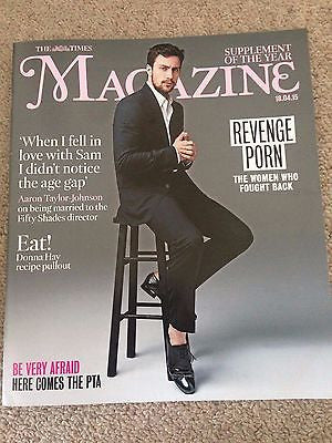 Age of Ultron AARON TAYLOR-JOHNSON PHOTO COVER INTERVIEW TIMES MAGAZINE 2015