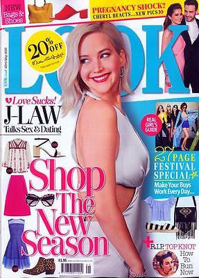 HUNGER GAMES JENNIFER LAWRENCE PHOTO COVER INTERVIEW  LOOK MAGAZINE MAY 2016