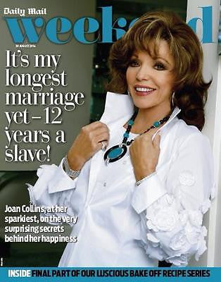 Joan Collins Ben Cross Terry Alderton Sophia Myles Weekend Magazine August 2014