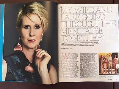 UK Stella Magazine April 2017 Cynthia Nixon Photo Interview