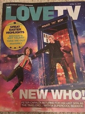 (UK) WE LOVE TV MAGAZINE APRIL 2017 PETER CAPALDI DR WHO JOHN SIMM DANIEL MAYS