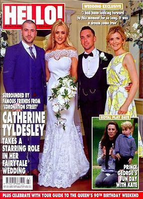 HELLO! magazine - June 2016 CATHERINE TYLDESLEY Wedding Exclusive Prince George