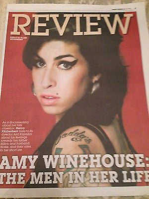 AMY WINEHOUSE PHOTO COVER EXPRESS REVIEW JUNE 2015 BRAND NEW