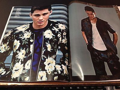 LOGAN LERMAN Photo Cover SHORTLIST MODE MAGAZINE SPRING 2014 DONATELLA VERSACE