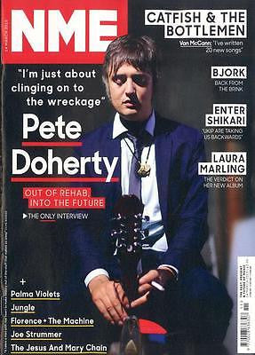 NME MAGAZINE MARCH 14 2015 PETE DOHERTY BJORK JOE STRUMMER LAURA MARLING