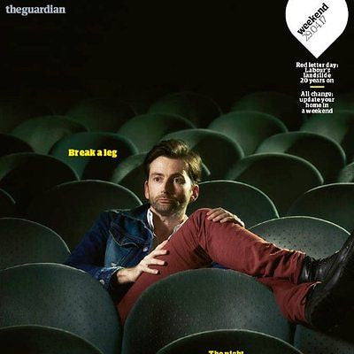 UK Guardian Weekend Magazine April 2017 David Tennant Cover