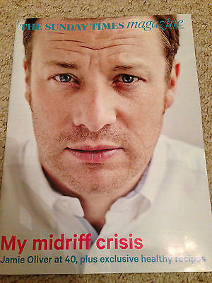 JAMIE OLIVER PHOTO INTERVIEW SUNDAY TIMES MAGAZINE AUGUST 2015 NEW