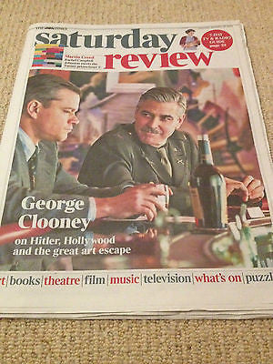 Times Saturday Review - January 18 2014 George Clooney Luke Pasqualino Tom Burke