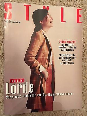 Melodrama LORDE PHOTO COVER INTERVIEW UK STYLE MAGAZINE MAY 2017