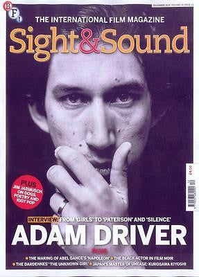 UK SIGHT & SOUND MAGAZINE DECEMBER 2016  ADAM DRIVER PHOTO COVER INTERVIEW