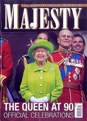 MAJESTY MAGAZINE QUEEN ELIZABETH II AT 90 SPECIAL PHOTO COVER ISSUE - 2016