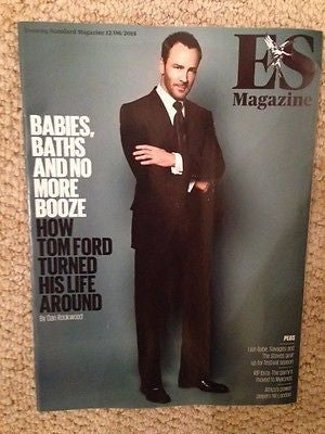 TOM FORD PHOTO COVER INTERVIEW LONDON ES MAGAZINE JUNE 2015