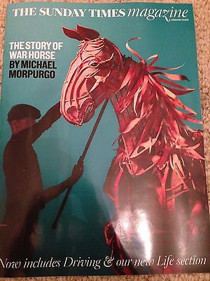 MICHAEL MORPUGO PHOTO interview WAR HORSE UK 1 DAY ISSUE 2016 DAISY LOWE JO WOOD
