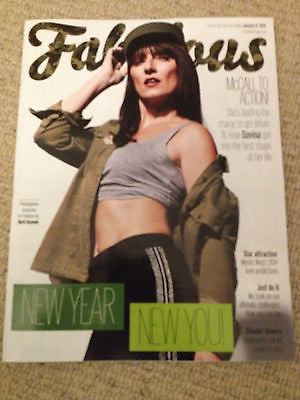 Fabulous Magazine Jan 2014 Davina McCall Eliza Doolittle Lee Ryan George Lamb
