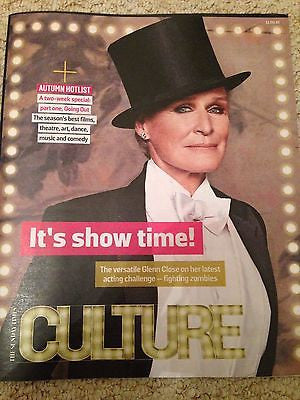 GLENN CLOSE John Le Carre Aidan Turner Die Antwoord UK Culture Magazine 09/2016