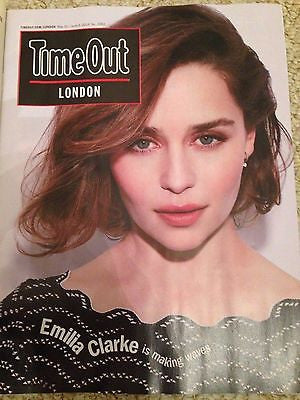 EMILIA CLARKE - RYAN GOSLING Time Out London UK magazine June 2016