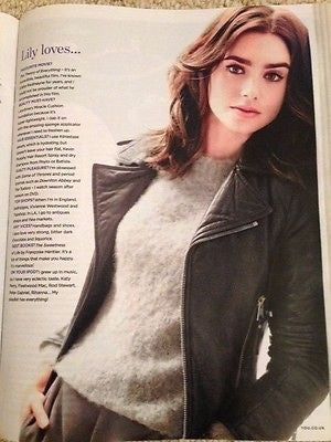 Phil LILY COLLINS PHOTO INTERVIEW UK YOU MAGAZINE AUGUST 2015