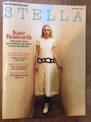 UK Stella Magazine February 2017 Kate Bosworth Photo Cover interview