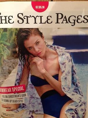 UK TIMES Magazine May 2016 Eddie Izzard interview HELENA CHRISTENSEN shoot