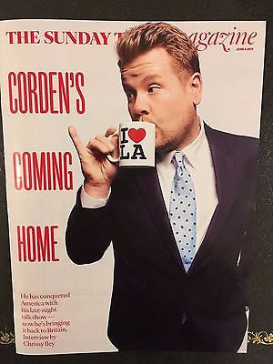 Sunday Times magazine June 4 2017 - James Corden The Mariinsky Ballet