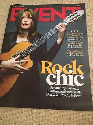 CARLA BRUNI UK Photo interview MAGAZINE MAY 2014 RIGHTEOUS BROTHERS BILL MEDLEY