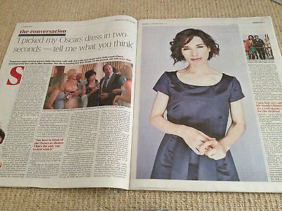 Times Saturday Review 1 March 2014 SALLY HAWKINS Emilia Clarke Lamb of God