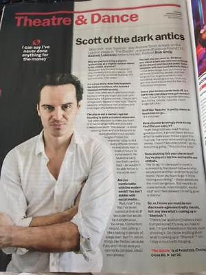The Dazzle ANDREW SCOTT PHOTO INTERVIEW TIME OUT MAGAZINE DECEMBER 2015