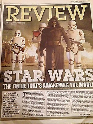 STAR WARS THE FORCE AWAKENS PHOTO COVER EXPRESS REVIEW NOVEMBER 2015