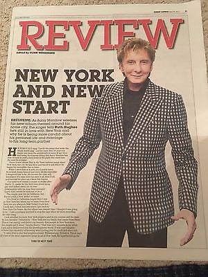BARRY MANILOW - Exclusive Photo Cover Interview UK Express Review April 2017