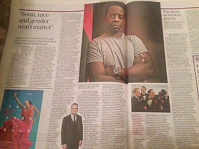 ADRIAN LESTER interview KENNETH BRANAGH martin parr UK 1 DAY ISSUE 2016