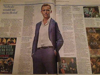 The Night Manager TOM HIDDLESTON Photo Interview February 27 2016
