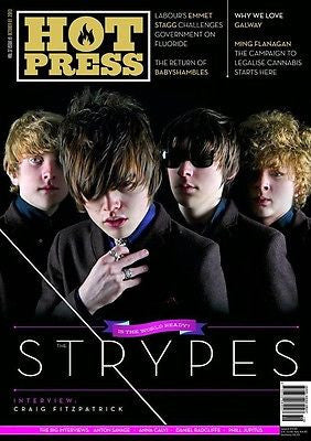 THE STRYPES Photo Cover INTERVIEW HOT PRESS MAGAZINE 2013