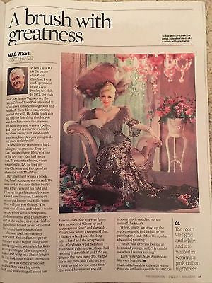 (UK) Observer Magazine 4th Dec 2016 Riz Ahmed - Star Wars: Rogue One - Mae West