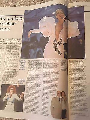 UK Telegraph Review June 2017 Elisabeth Moss Celine Dion Beth Ditto Aidan Turner