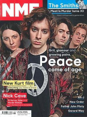 NME MAGAZINE FEBRUARY 2015 PEACE NICK CAVE GERARD WAY KYLIE MINOGUE PJ HARVEY